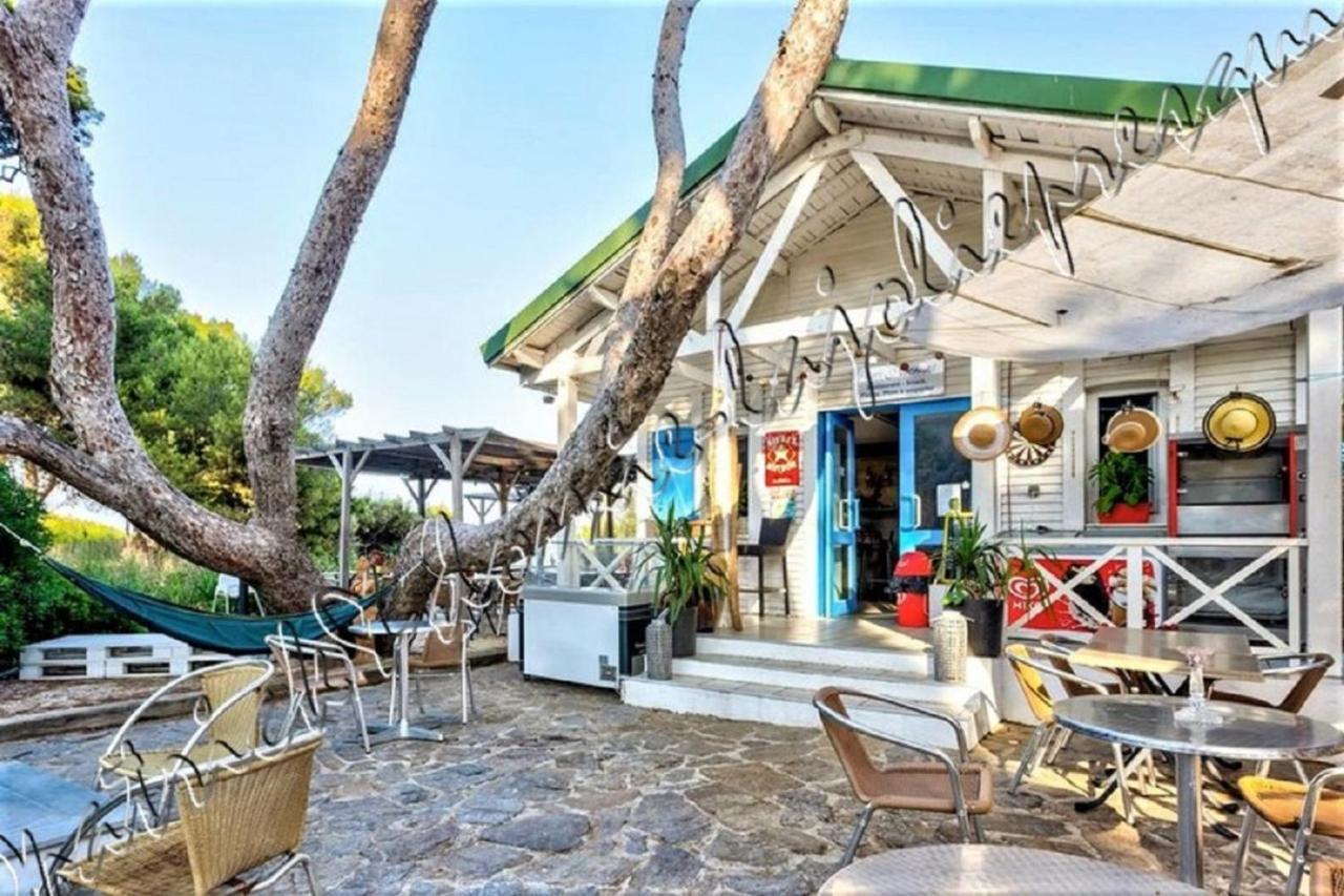 Magnifique Parc De La Presqu'Ile Avec Piscine Et Plage Face A Porquerolles ! Hyères Exterior foto