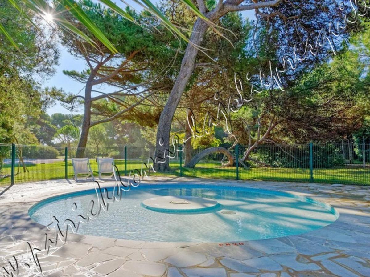 Magnifique Parc De La Presqu'Ile Avec Piscine Et Plage Face A Porquerolles ! Hyères Exterior foto