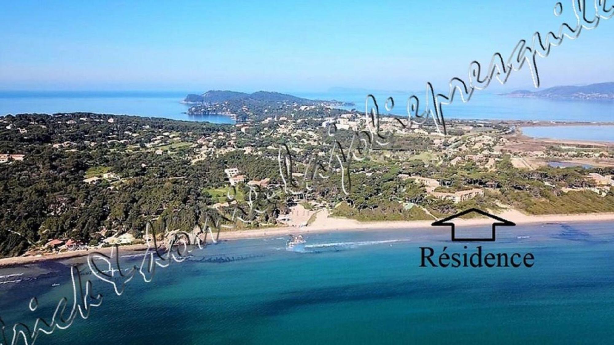 Magnifique Parc De La Presqu'Ile Avec Piscine Et Plage Face A Porquerolles ! Hyères Exterior foto