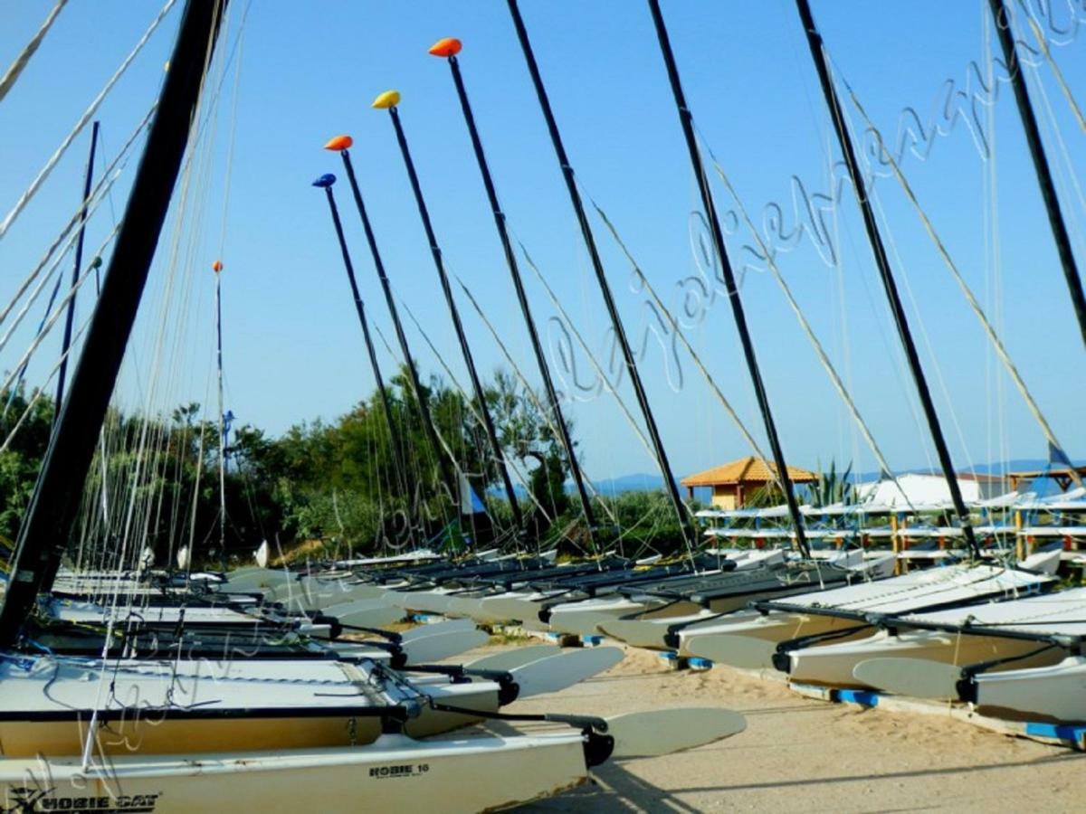 Magnifique Parc De La Presqu'Ile Avec Piscine Et Plage Face A Porquerolles ! Hyères Exterior foto